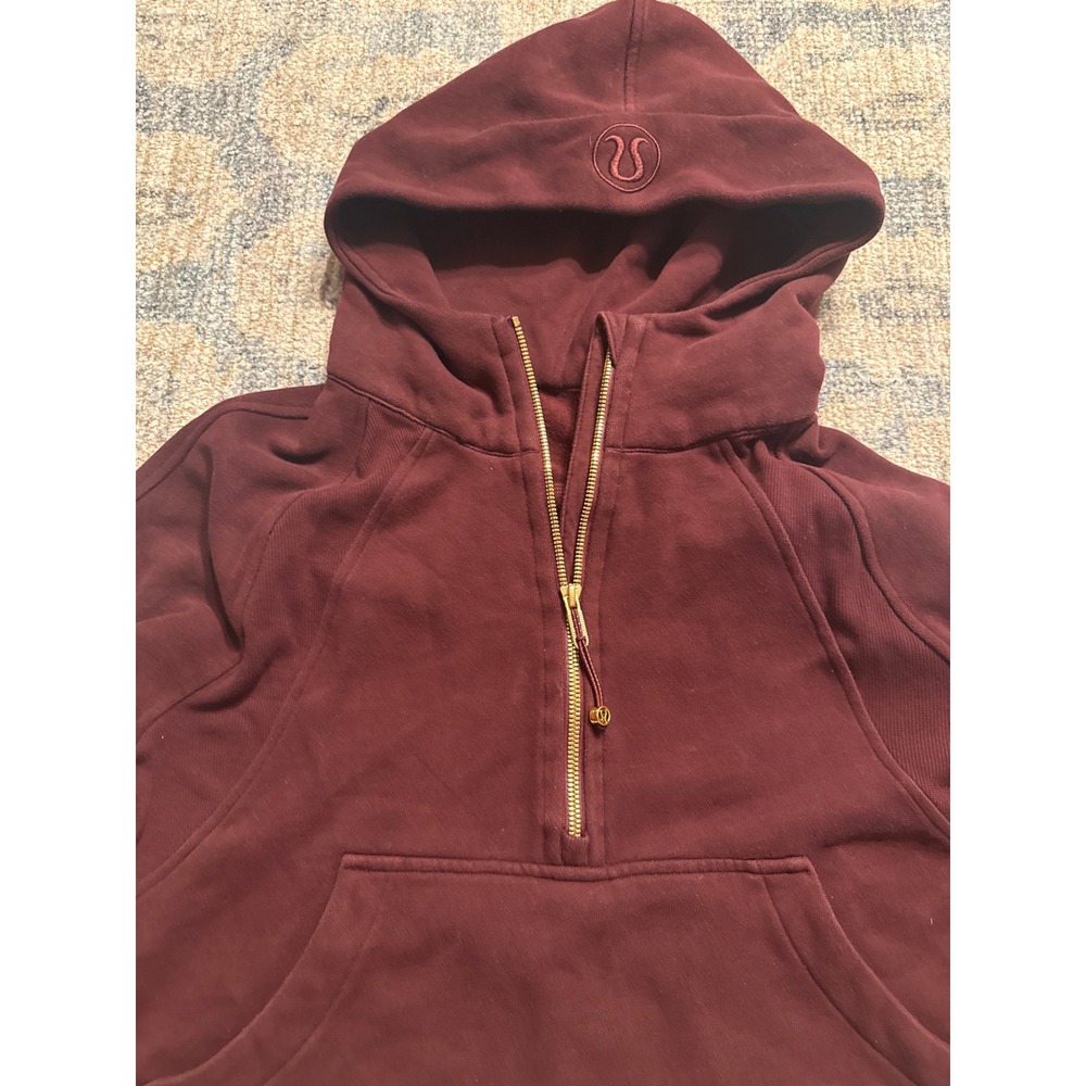 Lululemon Scuba Half Zip Oversized Pullover Hoodie Size M/L Excellent Condition - Picture 2 of 4